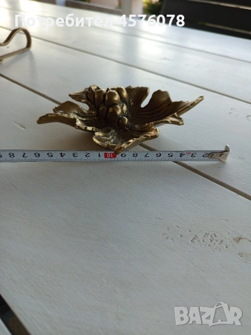 масивни ,бронзови стари кандило и пепелник, снимка 5 - Колекции - 54211963