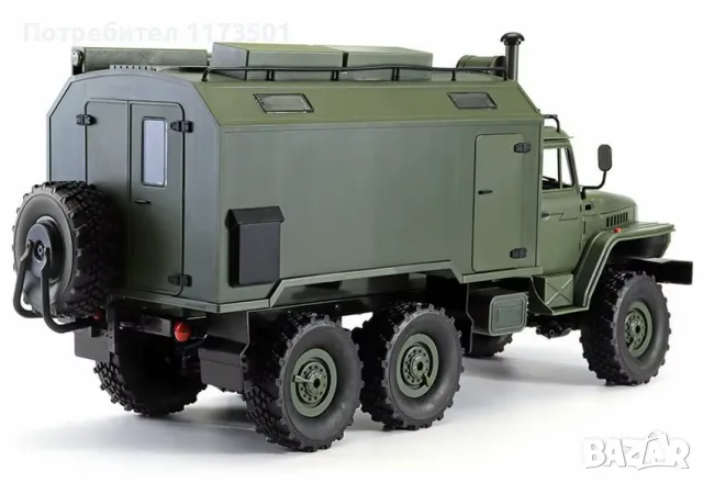 RC Камион URAL Урал 4320 Военен (WPL B36), снимка 2 - Дронове и аксесоари - 56469711