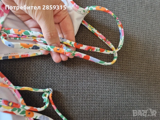 Цял дамски бански на флорарни мотиви, многоцветен, размер М M, снимка 6 - Бански костюми - 51092133