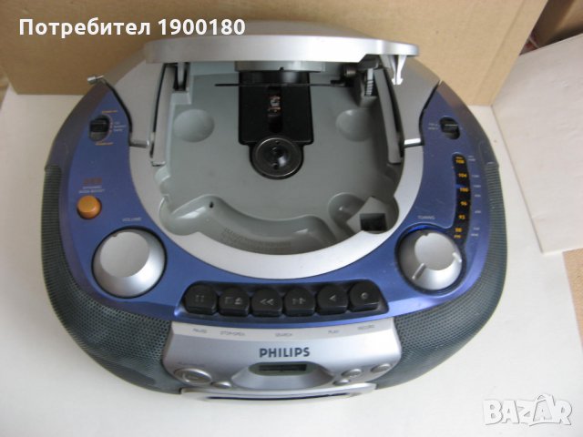 CD-радиокасетофон Philips, снимка 3 - Аудиосистеми - 30565673