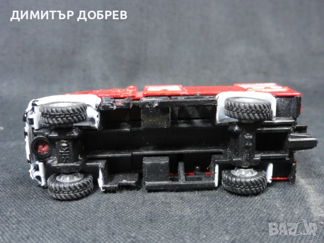 МЕТАЛНА КОЛИЧКА ПОЖАРНА КОЛА MERCEDES UNIMOG SIKU, снимка 6 - Колекции - 53151732