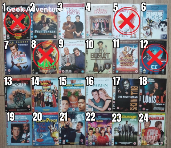 Комедия Филми DVD's - Оригинални Дискове ДВД на Английски Език - 5 лв/бр, снимка 2 - Комедии - 47015749