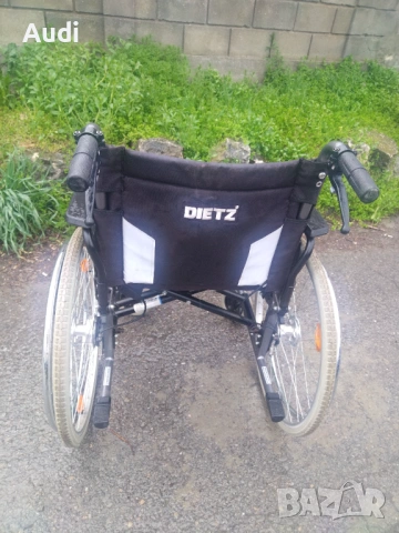 DEITZ сгъваема инвалидна рингова количка със степенки , снимка 13 - Инвалидни колички - 54009951