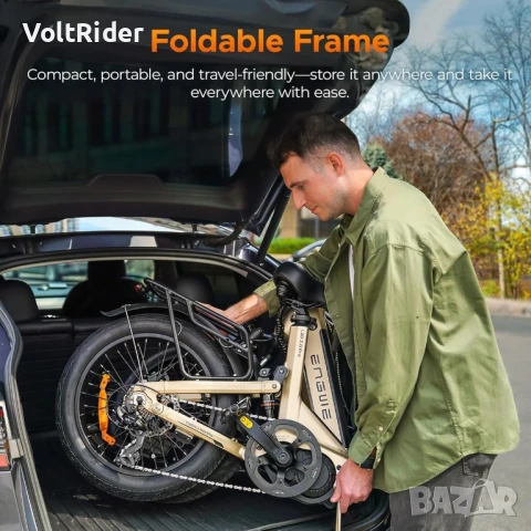 Сгъваемо електрическо колело ENGWE L20 3.0 Boost 750W 48V 13.5Ah, снимка 8 - Велосипеди - 48407716