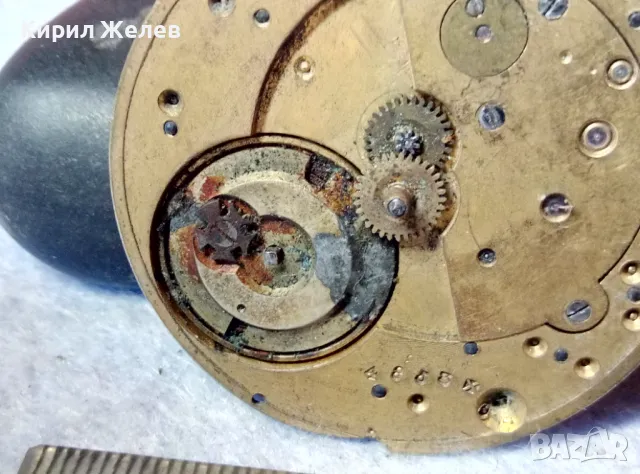 МЕХАНИЗЪМ от СТАР РЯДЪК МОДЕЛ КОЛЕКЦИОНЕРСКИ ДЖОБЕН ЧАСОВНИК 26921, снимка 14 - Антикварни и старинни предмети - 48553659