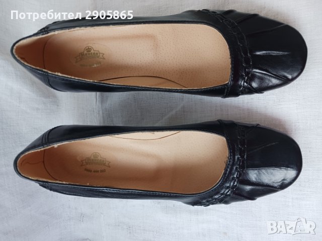 Нови кожени български обувки, снимка 4 - Дамски обувки на ток - 42299790