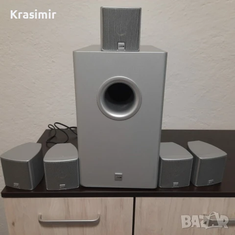 Домашно кино Canton AS 5 + CX – активен субуфер + сателитни колони