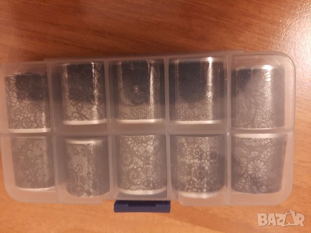 Фолио за нокти дантела , снимка 6 - Декоративна козметика - 38808421