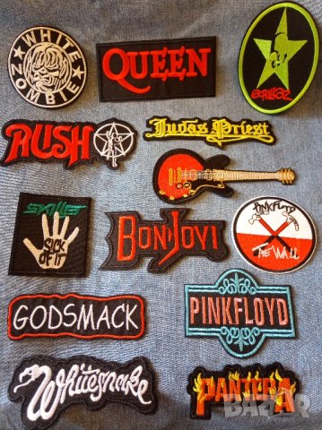 рок нашивки, бродирани и метални значки , снимка 2 - CD дискове - 43661167