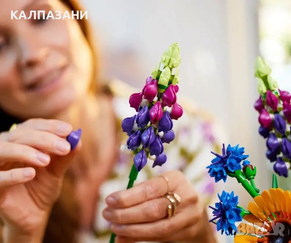 LEGO® Icons 10313 - Букет диви цветя - Wildflower Bouquet, снимка 9 - Конструктори - 44191887