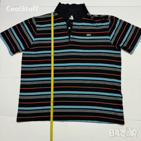 Мъжка Поло Тениска Lacoste Размер XXL, снимка 2 - Тениски - 52448448