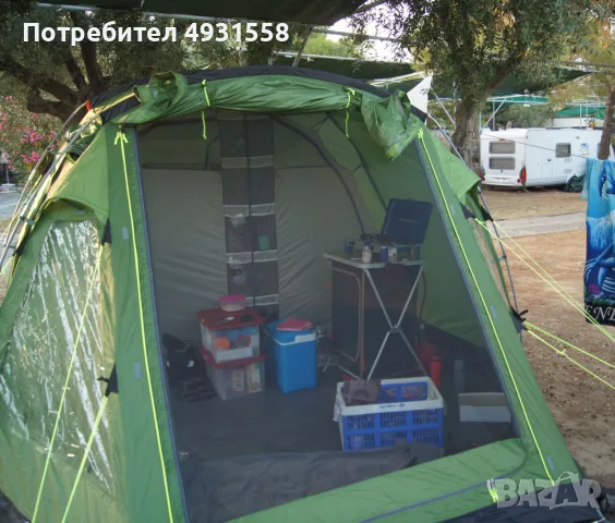 Палатка Outwell Oregon 5 за 5 човека като нова, снимка 2 - Палатки - 55832672