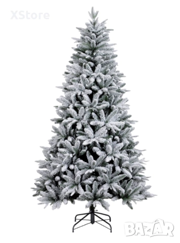 Изкуствена елха K r i n g Melbourne, Цялата заснежена с метална стойка., снимка 7 - Други стоки за дома - 52202371