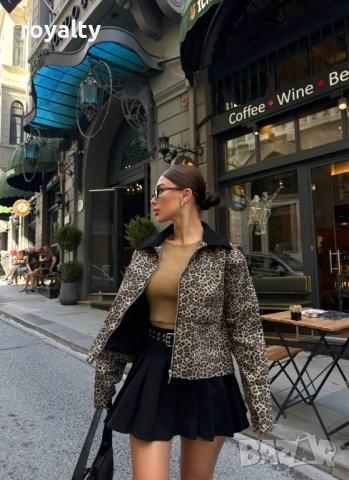 Дамско яке с тигров мотив, снимка 4 - Якета - 52162140