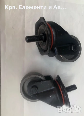 Метално колело с болт М12 и диаметъра на колелото е 55мм.