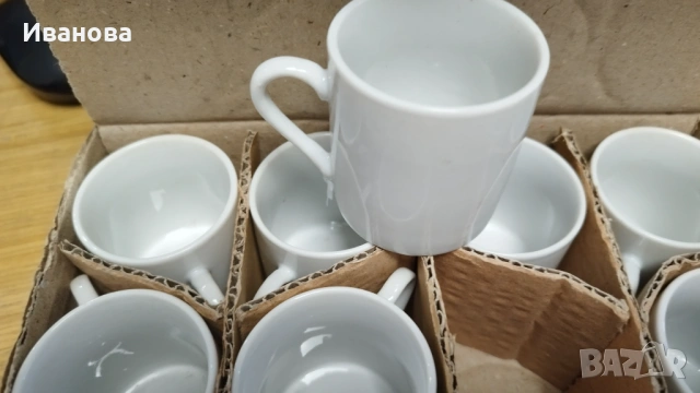 Нови порцеланови чашки за кафе, снимка 3 - Сервизи - 54076021