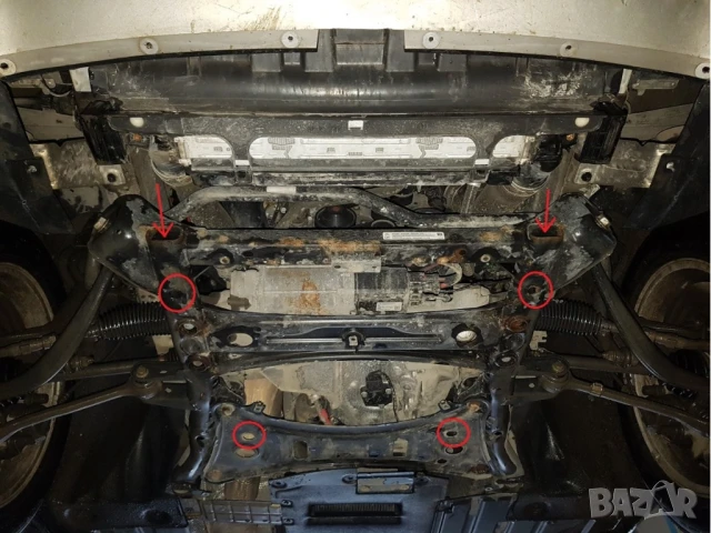 Метална кора под двигател BMW X3 F25 2010г – 2017г, снимка 2 - Аксесоари и консумативи - 51160540