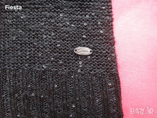 Нова черна плетена блуза Guess 100% оригинална, снимка 3 - Блузи с дълъг ръкав и пуловери - 37080888