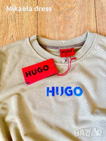 Hugo Boss!Страхотен суичър Hugo Boss.Памучна и много удобна материя.Размери С М Л, снимка 6 - Суичъри - 52150514