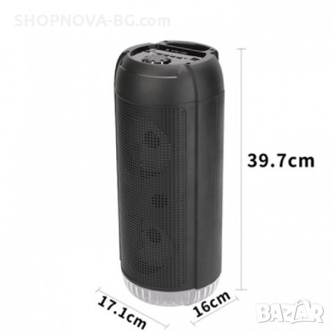 Тонколона KTS-1180,  с Bluetooth, Micro SD, USB, FM радио, LED светлина за партита и забавления , снимка 2 - Тонколони - 31897131