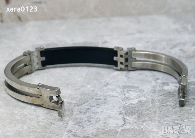 Стоманена гривна BRT354, снимка 4 - Гривни - 29123299