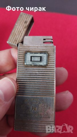 Посребрена запалка Maxim Jubileum Signatron, снимка 4 - Запалки - 35177148