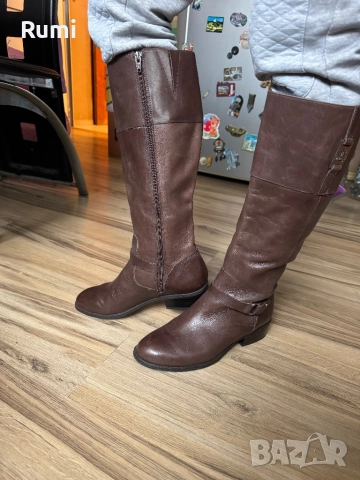 Дамски бутикови ботуши естествена кожа  Ralph Lauren! 38,5 н, снимка 16 - Дамски ботуши - 52306523