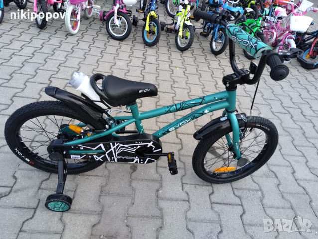 BYOX Велосипед 18" PIXY зелен, снимка 2 - Велосипеди - 44806351