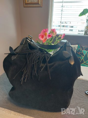 ЧАНТА черна кожа, снимка 2 - Чанти - 38506846