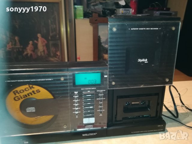 дизаинерска уредба с цд/дек/тунер/усилвател/аукс 2912201810, снимка 6 - Ресийвъри, усилватели, смесителни пултове - 31252855