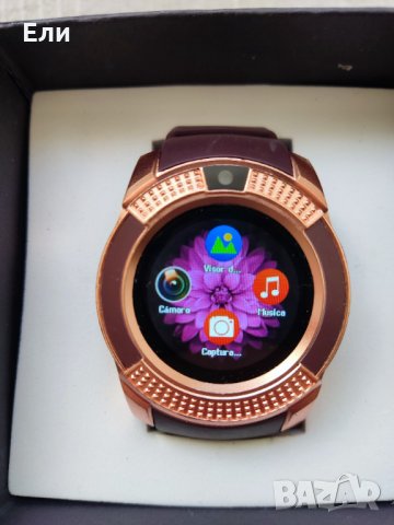 Сензорен смарт часовник, SIM карта, камера, bluetooth функция, аларма, известия, , снимка 8 - Смарт часовници - 35506573