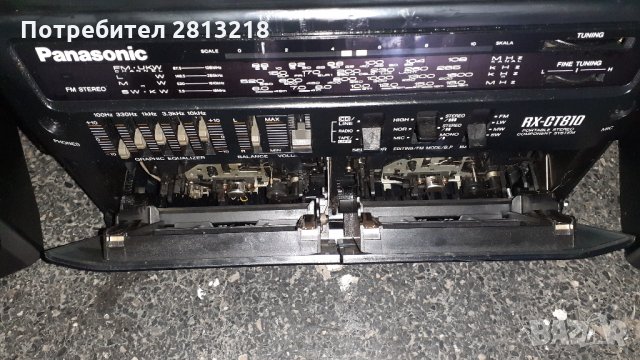 Радиокасетофон Panasonic RX-CT810, снимка 3 - Радиокасетофони, транзистори - 31646604