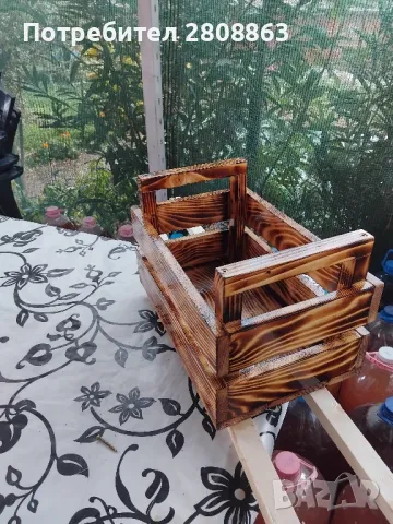 Декоративна щайга, снимка 5 - Декорация за дома - 47942472