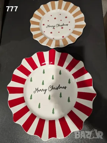 коледни чинии , снимка 2 - Чинии - 48439842