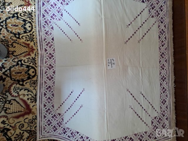 Бродирана покривка за маса № 8, снимка 5 - Покривки за маси - 44478504