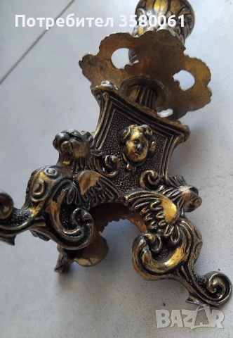 Антична свещник, снимка 4 - Статуетки - 54004239