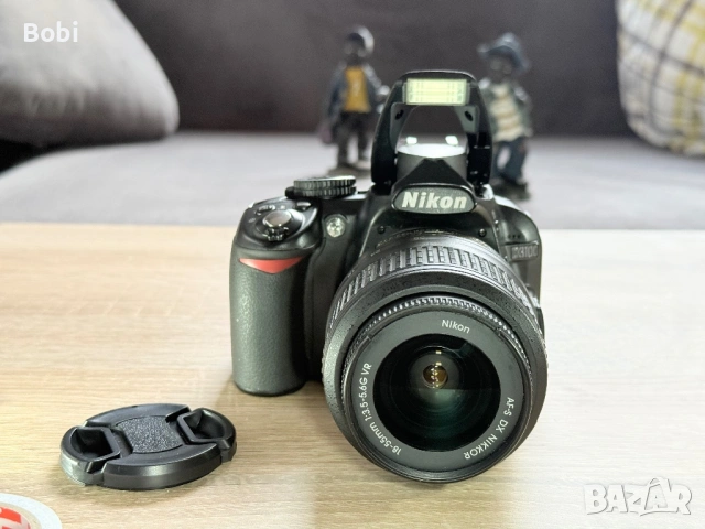 Nikon D3100 + обектив + аксесоари (готов за снимане), снимка 7 - Фотоапарати - 49615753