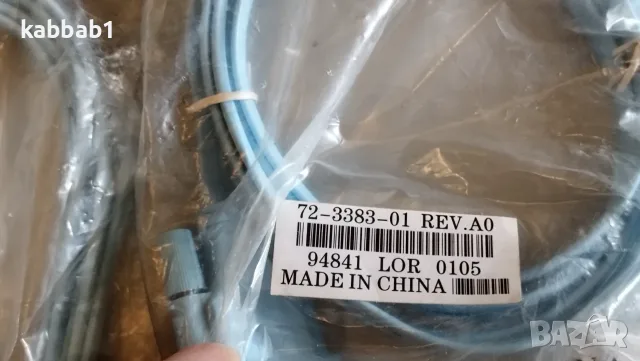 Кабел Cisco Console Cable, от RJ45 към DB9F, 1.8 м., син оригинален!, снимка 2 - Кабели и адаптери - 55935690