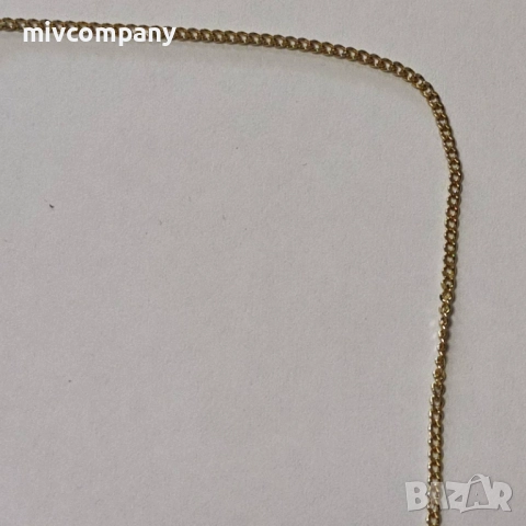 Златен синджир 2.18гр.40см., снимка 2 - Колиета, медальони, синджири - 51910717