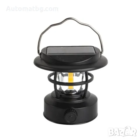 LED Соларна лампа Automat, За къмпинг, Type-C кабел, PA1029