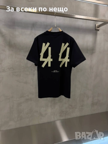 Label Groop 44 Мъжка Черна Тениска👕Мъжка Блуза С Къс Ръкав В Черен Цвят Код Mens P.244, снимка 2 - Тениски - 53922440