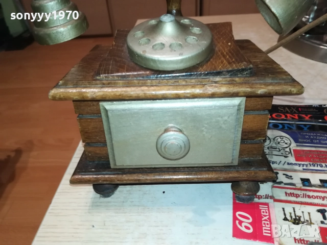 ДЪРВЕН ТЕЛЕФОН ОТ ФРАНЦИЯ 0610251851, снимка 10 - Антикварни и старинни предмети - 51965676