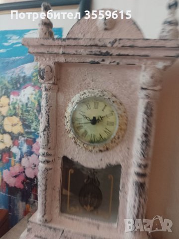 старинен часовник от Англия - 40 sm, снимка 4 - Други стоки за дома - 40331518