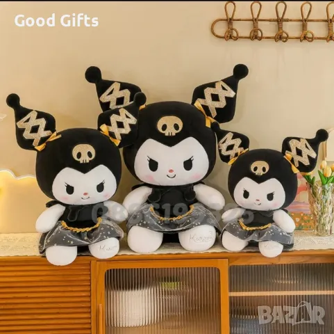 Hello Kitty Kuromi Плюшена играчка Кити Куроми, 50см, снимка 4 - Плюшени играчки - 47411940