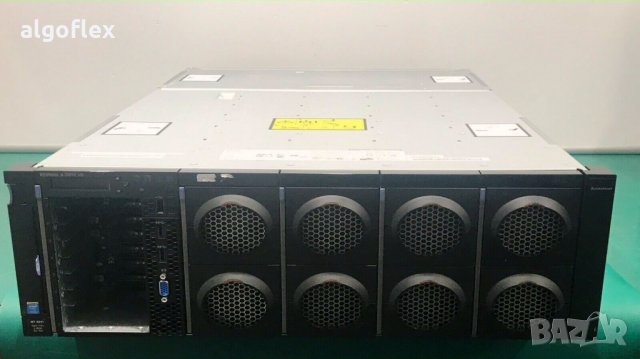  Сървър IBM X3850 X6 4*Xeon Е7-8880v2 15C 2.5-3GHz 64GB HBA 12Gb, снимка 1 - Работни компютри - 33815398