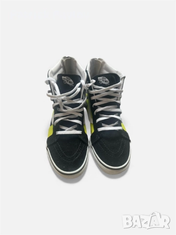 Уникални Vans Sk8-Hi Flames Black/Neon - EUR 38.5 (Стелка 24.5 см)-подходящи за юноши и дами, снимка 2 - Кецове - 52650738