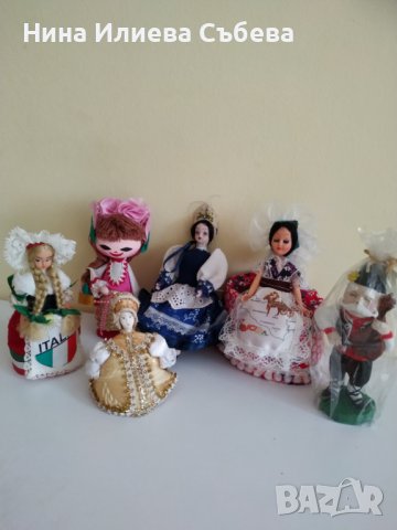 Ретро малки кукли сувенири , снимка 3 - Колекции - 38676407