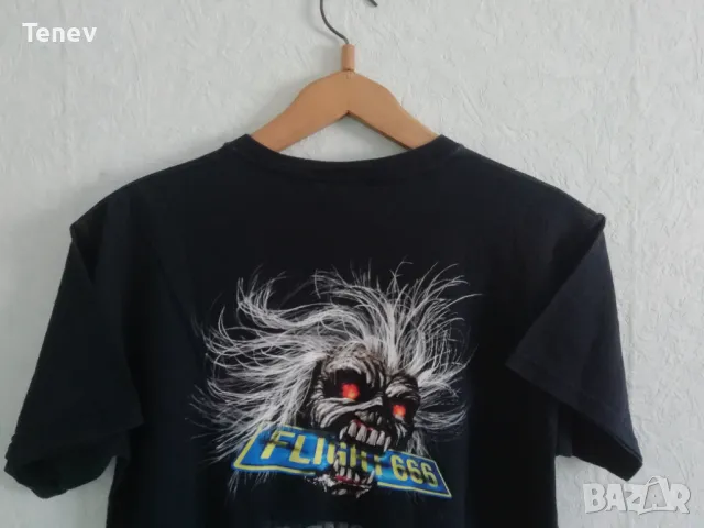 Iron Maiden Flight 666 2008 2009 Exclusive оригинална тениска размер М , снимка 7 - Тениски - 50130325