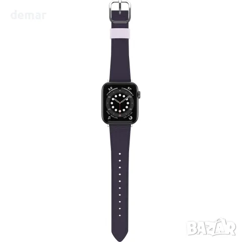 Лилава каишка OtterBox Symmetry за Apple Watch 44/45/46 мм от кактусов материал