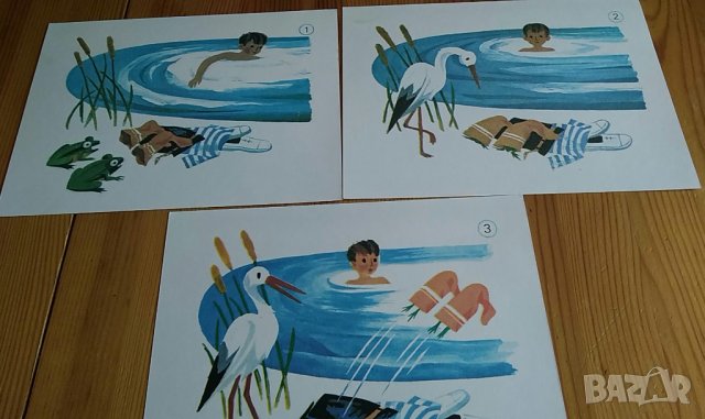 Комплект цветни сюжетни картини за развитие на речта за 1. клас, снимка 7 - Учебници, учебни тетрадки - 36838713